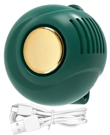 Ruwshuuk Ventilator mit Clip | wiederaufladbar, 360° Ausrichtung, ohne Flügel – tragbarer Ventilator zum Anklippen, für Zuhause, Outdoor, Sommer, Reisen, Camping, Wandern, Radfahren, Picknick