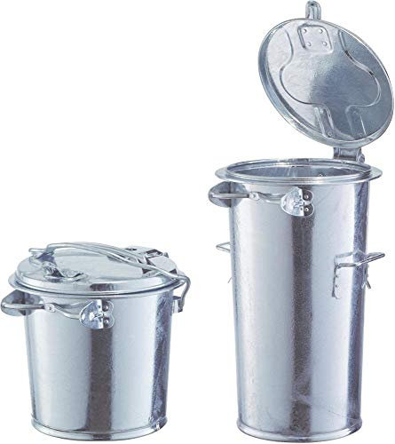 Mülleimer 50l Stahlbl.TZN o.Bügel