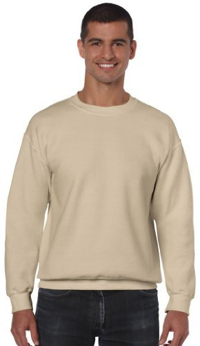 Gildan Herren Sweatshirt, Sand, L