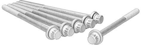 Ajusa 81048800 Head Bolt Set for Select Saab: 2005-06 9-2X; Subaru: 2004-06 Baja, 1998,2005-10 Forester, 2002-10 Impreza, 1996-99,2005-11 Legacy, 2005-09 Outback; Set of 6