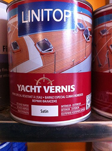 LINITOP YACHT barniz, barniz especial resistente al agua en LINITOP - 0.75 Litre, Satin