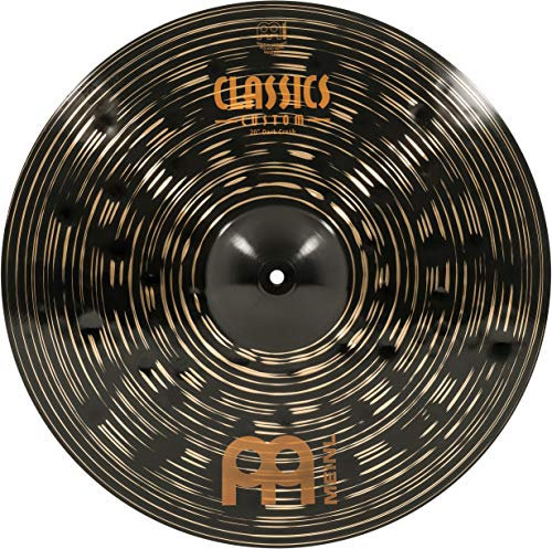 Meinl Cymbals Classics Custom Dark Plato Crash de 20 pulgadas (50,80cm) Platillos de Batería - Bronce B12, Acabado Oscuro (CC20DAC)