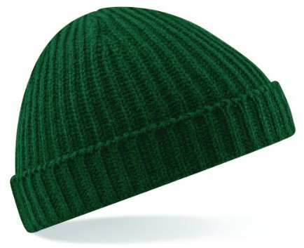 Beechfield Unisex Trawler Beanie Baseballkappe, Grün (Flaschengrün), Einheitsgröße