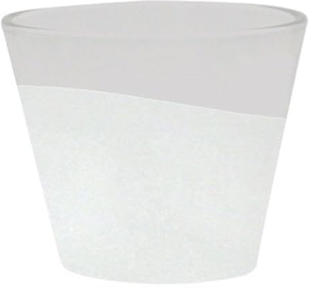 Yankee candle 1507889 Serene Sandblast Cool Grey Porta sampler, Vetro, Grigio, 7.1x0.4x7.6 cm