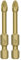 Draak 2X PZ2 Pozi 50mm Titanium Impact Screwdriver Bits Pozidriv Compatible with Dewalt Milwaukee Bosch Makita and Others POZI Heavy Duty