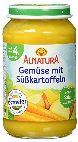 Alnatura Bio Gemüse mit Süßkartoffeln, nach dem 4. Monat, 190g