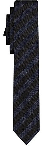 BOSS Seidenkrawatte stripe dkbrn char