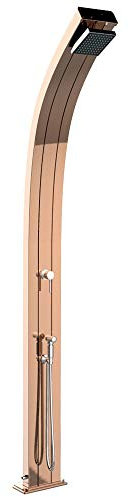 arkema Doccia da Giardino Temporizzatore e Doccetta Spring Top Line Oro Rosa