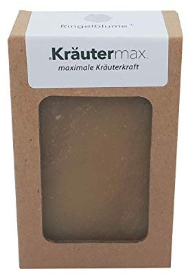 Ringelblume Haarseife Seife mit Blüten Extrakt und Ringelblumenöl Naturrein 1 x 100 g