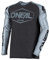 O'NEAL | Motocross-Shirt Langarm | MX MTB Mountainbike | Leichtes Material, ergonomischer Slim Fit Schnitt für perfekte Passform | Mayhem Jersey HEXX | Erwachsene | Grau Schwarz | Größe S