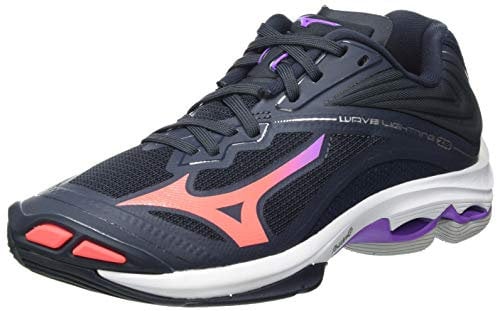 Mizuno Damen Wave Lightning Z6 Volleyball-Schuh, IndiaI/FieryCoral2/265C, 44 EU