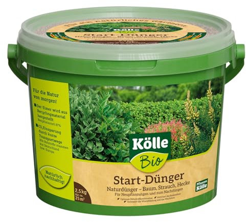 Kölle Bio Startdünger für Bäume, Sträucher & Hecken, 2,5kg Eimer