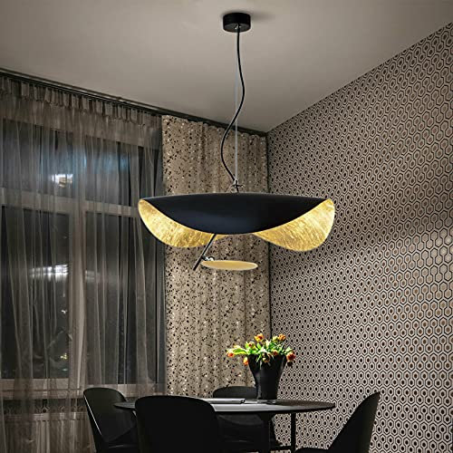 Futchoy Pendellampe Vintage Deckenlampe Hängeleuchte Esszimmer Beleuchtung Lampe Wohnzimmer Untertasse-form Lampe 60W 5000K