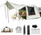 TentHome Tienda de Campaña para Coche Maletero SUV, Toldo Furgoneta Camper, Tienda Porton Trasera Camperizar Coche Camper Furgoneta, Accesorios Camper para Furgonetas