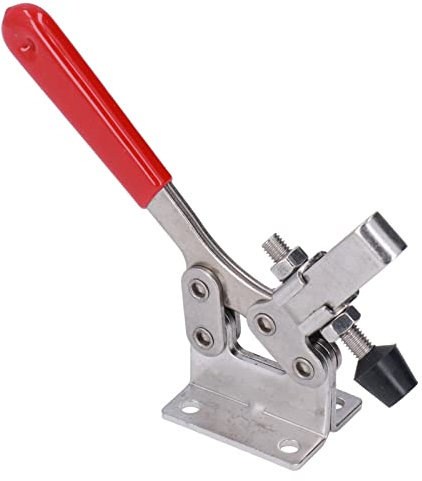 YUMILI Toggle Clamp, Adjustable Toggle Clamp, Welding Toggle Latch Non-Slip Quick Release Latch Clamps 227kg for Cabinet Boxes