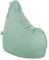 Happers Sitzsack Birne Relax aus Samt Mint, Sitzsack fürs Wohnzimmer, Gewebe mit pfirsichhautähnlichem Gefühl