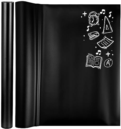 2 Pcs PVC Self Adhesive Blackboard Film for Office Messages