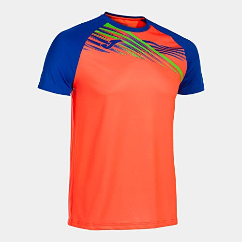 Joma Camiseta Manga Corta Elite x Coral Fluor Royal