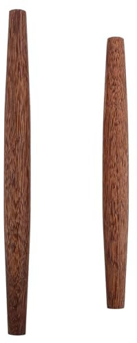 UPKOCH 2 Stück Nudelhölzer Nudelholz Keks-Nudelholz 25cm+30cm Tortellini-Nudeln Kochroller Französisches Nudelholz Werkzeuge Nudelholz Backzubehör Holz