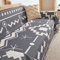 Homxi Sofahusse 3-Sitzer,170x130CM,Couchbezug Decke Geometrisch Muster Sofa Baumwolle Überwurf Sofa-Handtuch Grau Sofahusse Universel