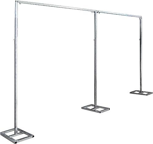 3x6m Hochzeit Party Backdrop Stand Pipe Kit Vorhang Rahmen,Geeignet für Hochzeit Geburtstag Babypart