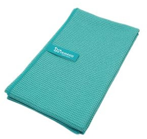 Jemako Geschirrtuch - Trockentuch aus Mikrofaser 45 x 80 cm türkis grün blau pink gelb (Türkis)