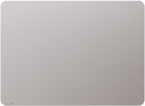Legamaster Großes Glas-Whiteboard 90x120cm – Beschreibbare abwischbare Glastafel mit Magnetwand-Funktion in warmen Grau