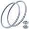 22 cm Guarnizione per Pentola a Pressione in Silicone, 2 Pezzi Anelli di Tenuta Pentole O-Ring Pentola a Pressione, 2 Guarnizione per Indicatore di Pressione in Gomma per Silit, WMF, Fissler