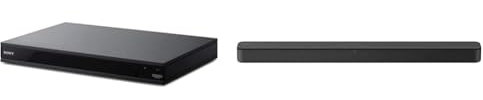 Sony UBP-X800M2 4K Ultra HD Blu-ray Disc Player & HT-SF150 2-Kanal Soundbar (Verbindung über HDMI, Bluetooth und USB) Schwarz