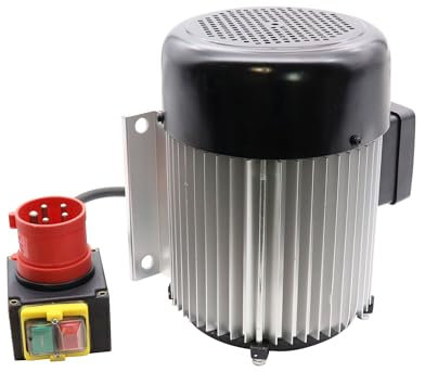 SECURA Elektromotor 400V + Schalter kompatibel mit Scheppach HL1050 Holzspalter