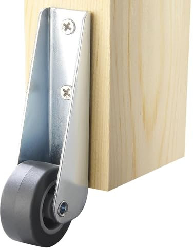 Seitlich montierte Rollen, leichtgängige Lenkrollen, Lenkrollen – Lenkrollen mit langer Halterung – seitlich montierte Rollen, Möbelräder, leichtgängige und leise rollende Rollen für die Möbelreparatu