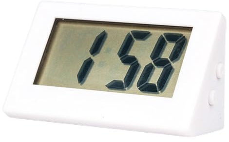 Huayeex Batterie-Digitaluhr klein – Timer Uhr für Schreibtischzubehör – Digitale kleine Uhr, tragbare Desktop-Ornament, elektrische Uhren für Klassenzimmerbedarf, batteriebetrieben