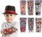 TSHAOUN 6 Stück Kinder Tattoo Ärmel Gefälschte Sonnencreme Armlinge, Tattoo Ärmel Tattoo Armstrumpf für Kinder Baby Nylon Temporäre Tätowierung Tattoo Strumpf Arm für Karneval Fasching Party (6PCS)