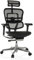 hjh OFFICE Bürostuhl ergonomisch ERGOHUMAN GEN 2 Originales Design, 24h Einsatz, Bürosessel mit Flexibler Lordosenstütze, Leder Sitzfläche gepolstert, Netzrücken Schwarz