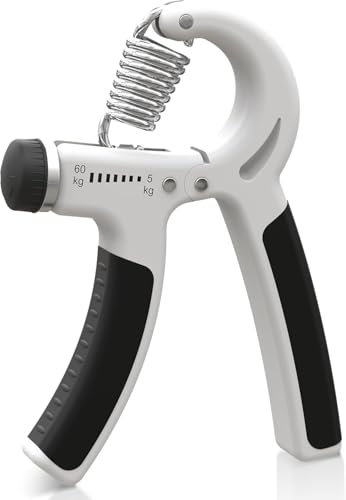 Happymots - Hand Grip | Ejercitador de Manos Ajustable de 5-60kg | Fortalecedores de Mano y Agarre | Entrena la Fuerza de los Dedos, la Muñeca y Antebrazo