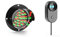 Traffic Light, Industrial Signal Lamp for Wall, Red Green Traffic Signal Light, with Laser Sensor, PC Housing Waterproof, for Home Office Bar Garage Car Room Decor(125mm/4.9in)