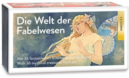 Die Welt der Fabelwesen Memo | 36 Fantastische Kreaturen aus der Kunst | The World of Fabulous Beasts Matching Game| with 36 Mythical Creatures from Art