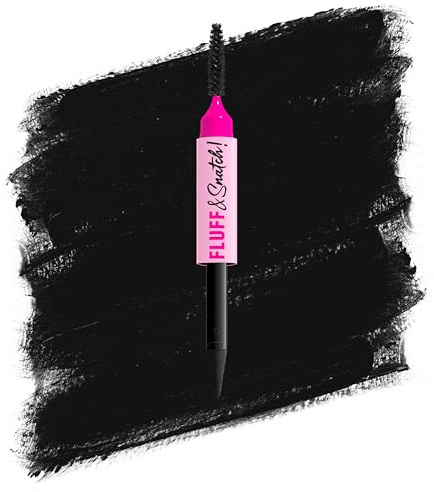 NYX Professional Makeup, Fluff & Snatch Brow Powder Pen Creme-zu-Puder-Brauenfüller 08 Black