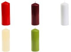 PAPSTAR Stumpenkerze, Durchmesser 60 mm, kiwi 4002911136256