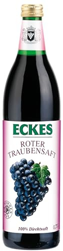 Eckes Roter Traubensaft - 100% Direktsaft, 6er Pack (6 x 750 ml)