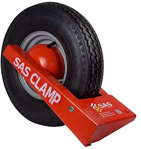 SAS Products Trailer Clamp Red