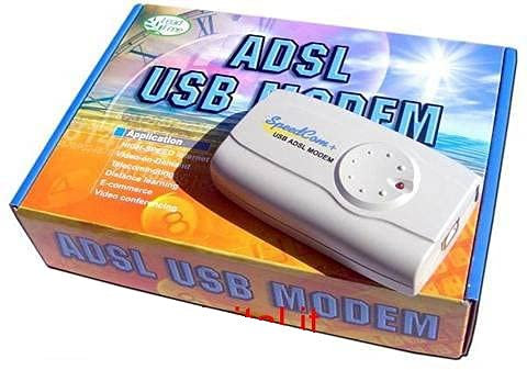 MODEM ADSL USB SPEEDCOM INTERNET P2P ULTRACOMPATTO RJ11