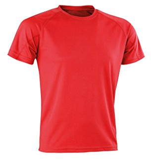 Spiro Mens Aircool T-Shirt (3XL) (Red)