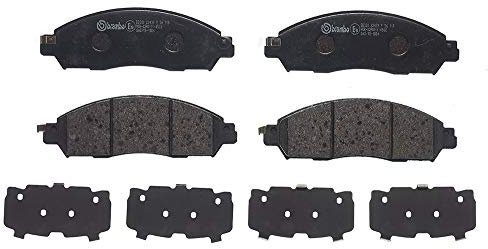 BREMBO Bremsbelagsatz, Scheibenbremse P56118 | Kompatibel mit: NISSAN NAVARA NP300 Pick-up, RENAULT ALASKAN