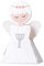 JNCH 50pcs Taufe Geschenkbox Gastgeschenk Box Kommunion Engel Geschenkboxen Mädchen für Taufe Hochzeit Babyparty Geburt Schachtel Tischdeko Süßigkeitenbox Taufgeschenke Bonboniere Box 6x3x9.5cm