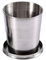 Venus valink 1 Pezzi Portatile Acciaio Inox Retrattile Bicchieri,Viaggi Telescopico Coppa Pieghevole,Outdoor Impilabile Richiudibile Pieghevole Tazza per Campeggio Escursioni Spiaggia Acqua - 250ml