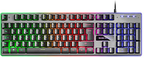 Mars Gaming MK220, Clavier Gaming H-Mech, FRGB Rainbow et Halo, Antighosting, Langue Française