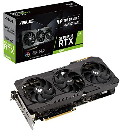 ASUS TUF Gaming GeForce RTX 3080 Ti Scheda Grafica, 12 GB GDDR6X, PCIe 4.0, 2 HDMI 2.1, 3 DisplayPort 1.4a, OpenGL 4.6, Tre Ventole a Doppio Cuscinetto, PSU Raccomandata 850W, GPU Tweak II, Nero