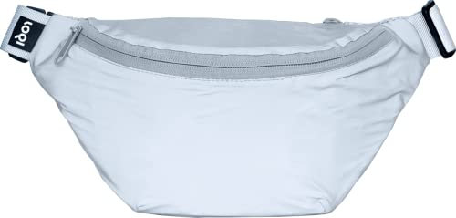 LOQI Unisex-Erwachsene Reflective Bauchtasche, Silber