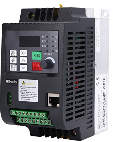 NFLIXIN Variateur de Fréquence 1PH VFD 1 en 1 sur 220 V 1.5KW Moteur Convertisseur Contrôleur Contrôle Vectoriel Onduleur Convertisseur 9600D-1T-00150M